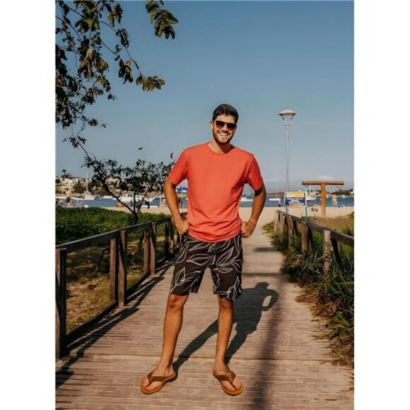 Mens Leather Flip Flops with Arch Support Yoga Mat Cushion Sandals Outdoor - Picture 2 of 7